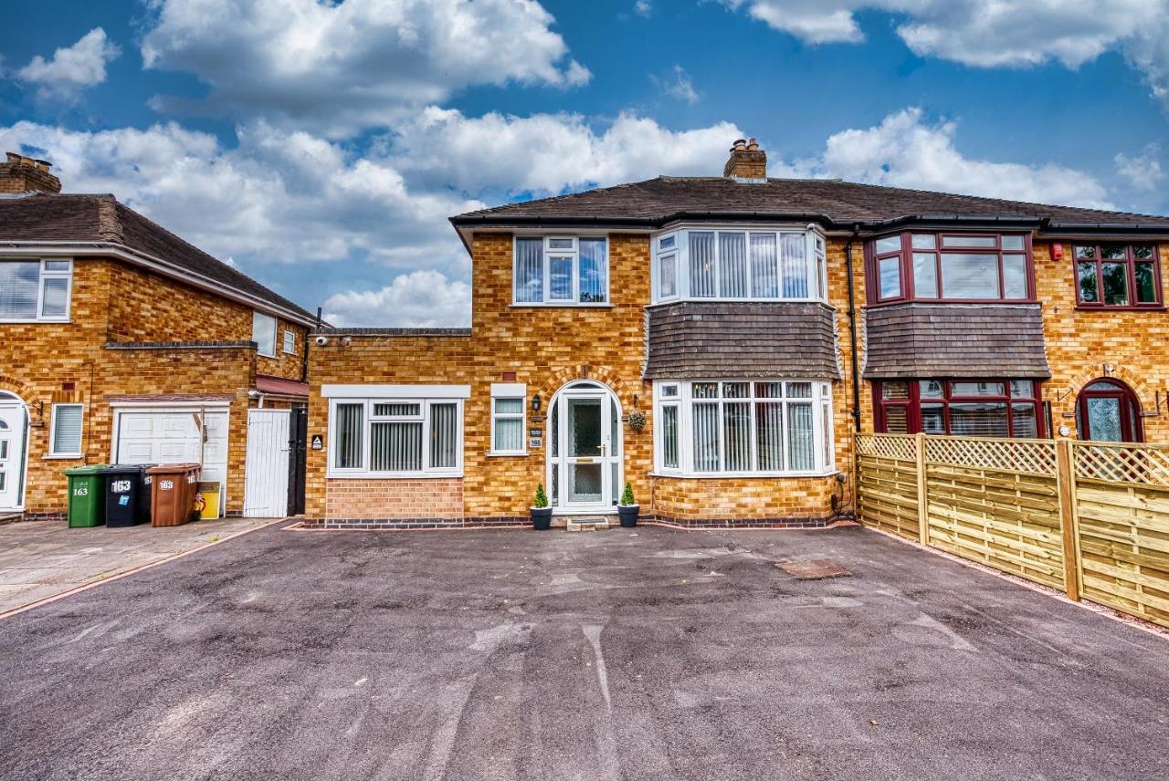 Elegant 5 Bed House - Sleeps 9, Central Solihull, Nec, Jlr, Hs2, Resorts World, Airport Business And Leisure Stays, 外观 照片